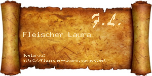 Fleischer Laura névjegykártya