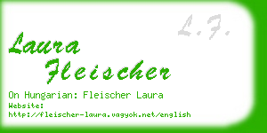 laura fleischer business card